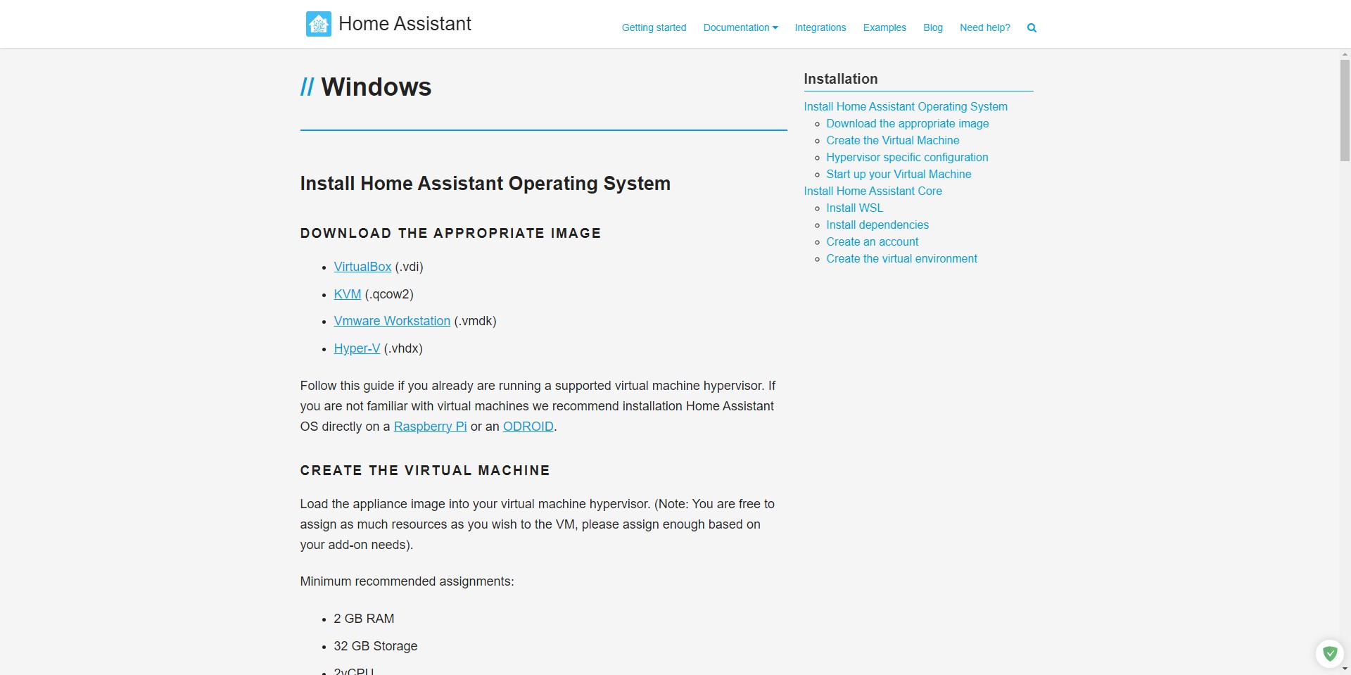 Instalace home assistantu do virtualboxu home assistant a dopl ky